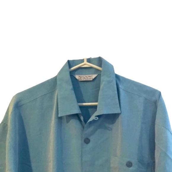 Jay Y. Ko Men's Sky Blue Shirt - Picture 3 of 7